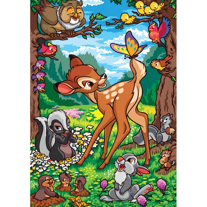 Puzzle  Hachette-Puzzle-0008 Grands Classiques Disney : Bambi