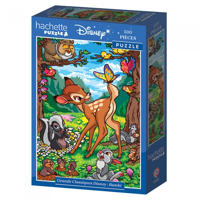 Puzzle  Hachette-Puzzle-0008 Grands Classiques Disney : Bambi