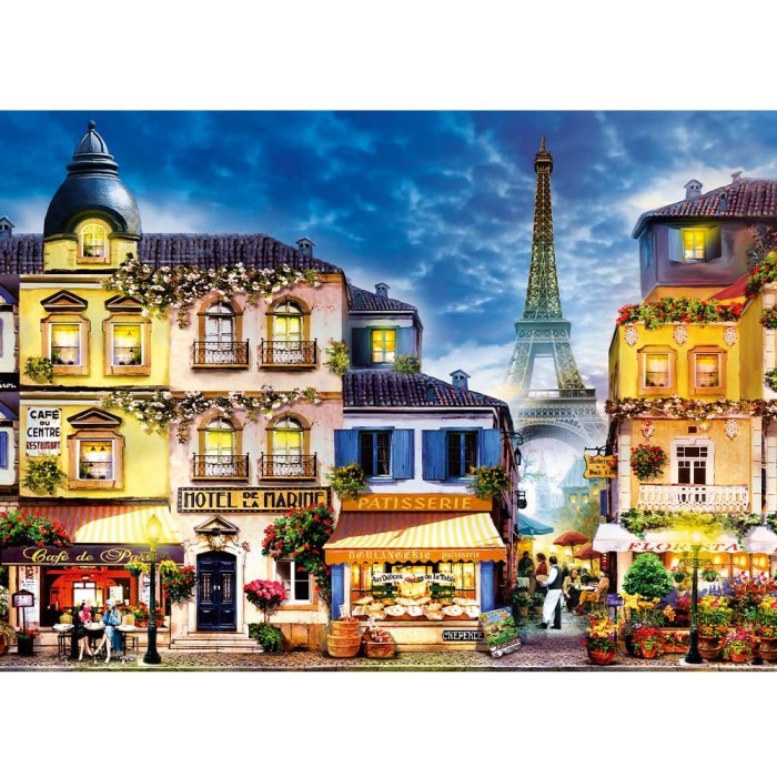 Trefl-20142 Holzpuzzle - French Alley