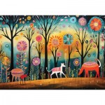 Puzzle   Colorful Forest