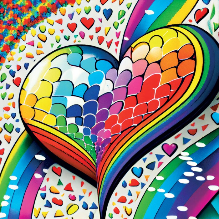 Puzzle Yazz-3801 Mosaic Heart