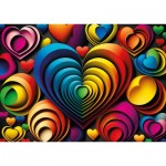 Puzzle  Yazz-3831 Colorful Heart